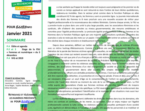 POUR ELLES infos – février 2021
