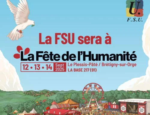 La FSU sera à la fête de l’Huma édition 2025 !